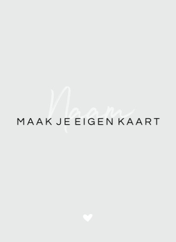 Maak een eigen kaartje op A5 formaat 15x21 enkel