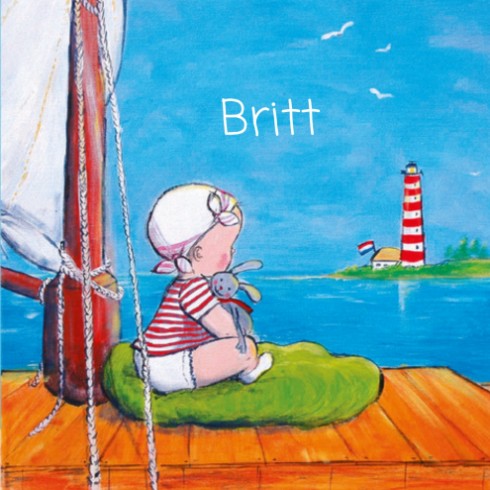 Geboortekaartje Britt - JH