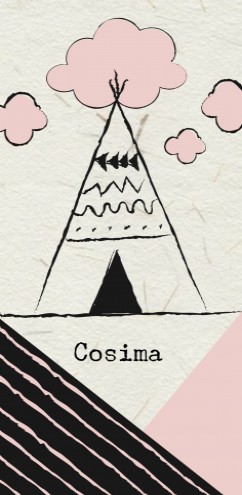 Geboortekaartje DIY Cosima - tipi GB