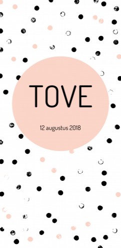 Geboortekaartje DIY Tove - ZZ