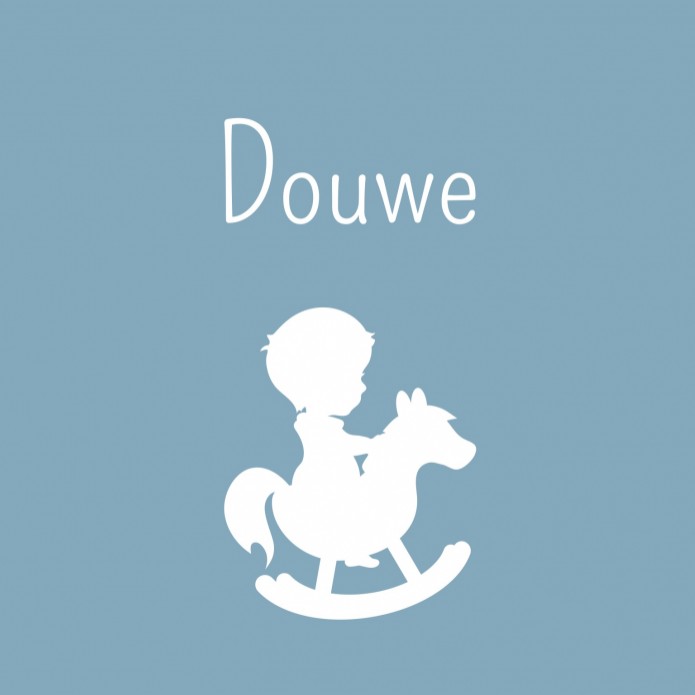 Geboortekaartje - Douwe - DIY