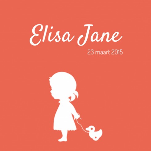 Geboortekaartje - Elisa Jane - SC