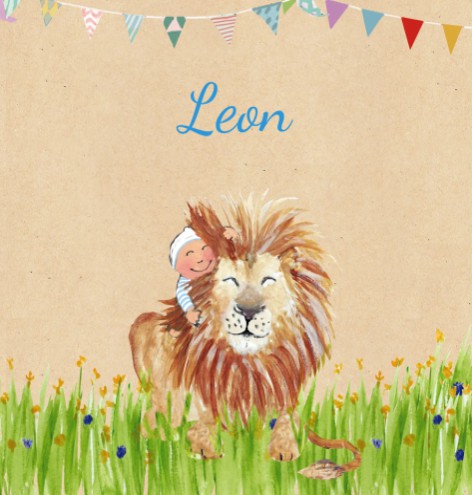 Geboortekaartje Leon - EB