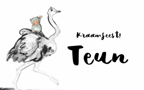 Kraamkaart Teun - EB