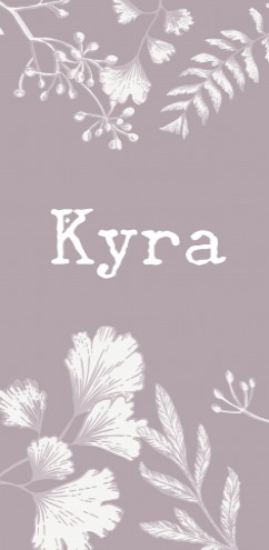 Kyra botanisch - DIY