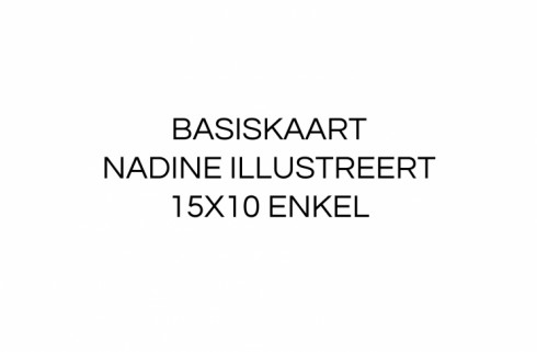 Nadine illustraties - 15x10 enkel