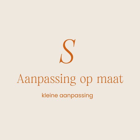 Aanpassing op maat Small | kleur aanpassen of kleine illustratie