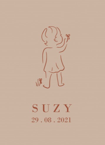 Raamsticker - Suzy 50x70