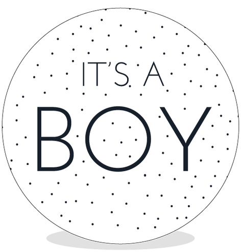 Sluitsticker DIY - Its a Boy