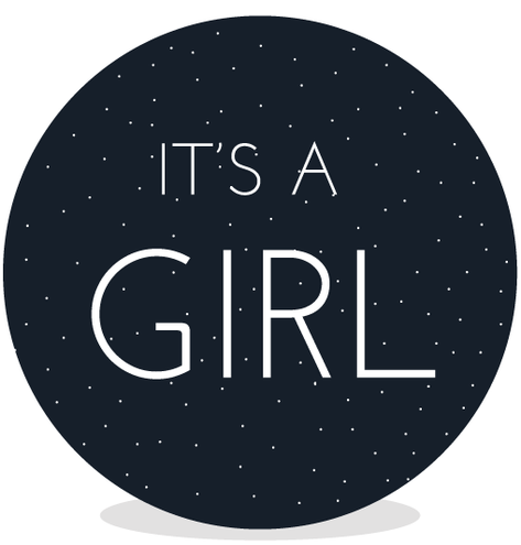 Sluitsticker DIY - Its a Girl