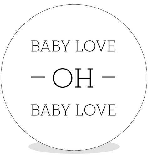 Sluitsticker DIY - Babylove