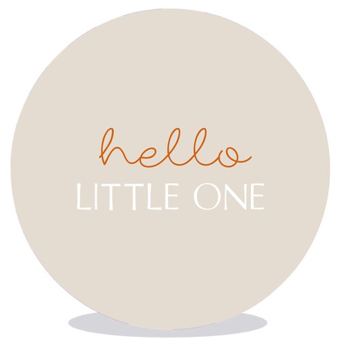 Sluitsticker Hello Little One - op voorraad