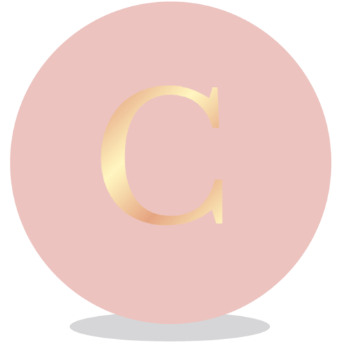 Sluitsticker DIY - Letter C - kan ook met folie