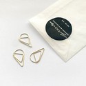 Paperclips - druppel - goud 