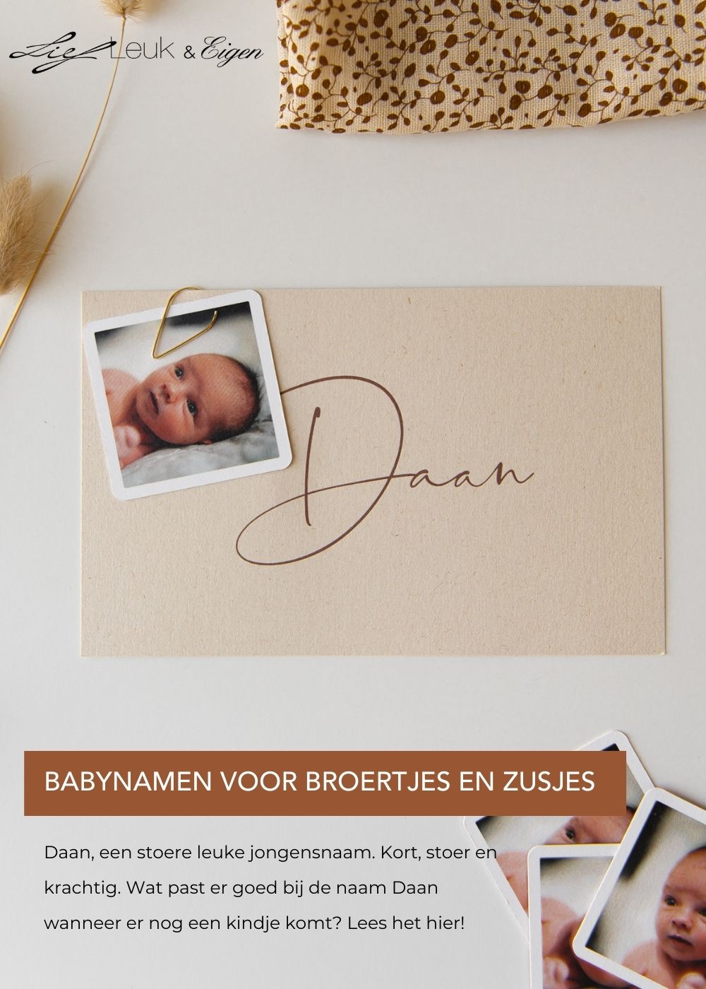 Babynamen voor broertjes en zusjes