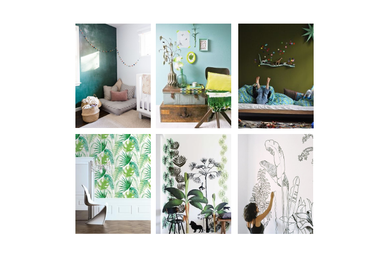 Groen in de babykamer