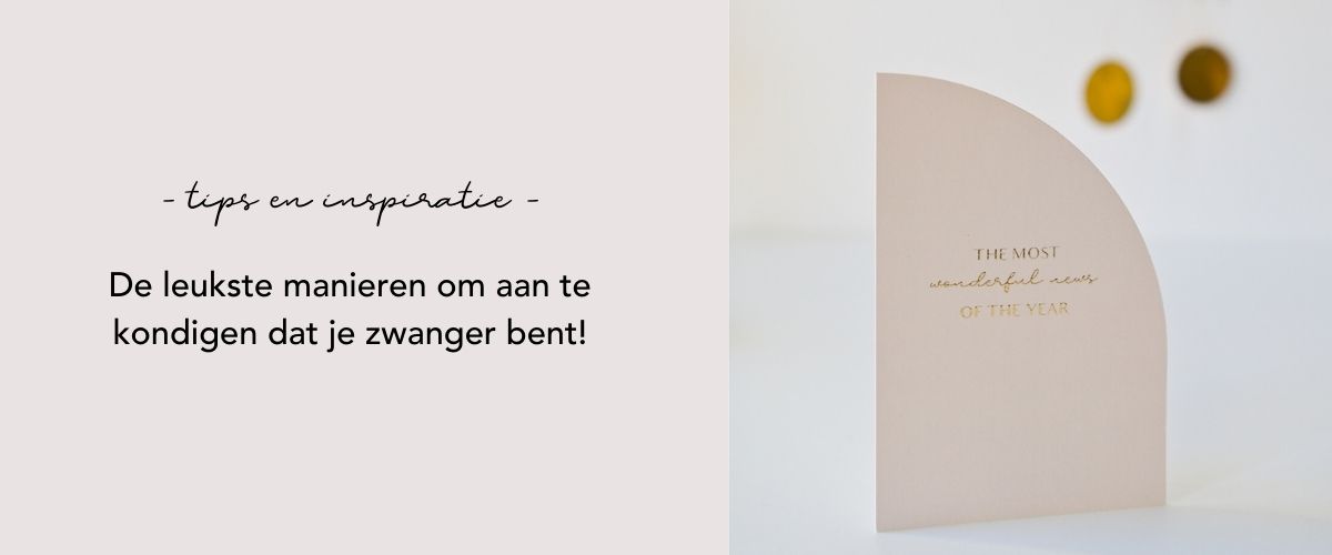 Zwanger aankondigingen tips en ideeen