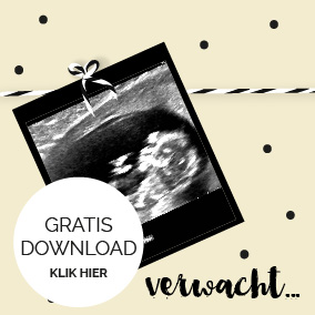 Gratis download om te vertellen dat je zwanger bent