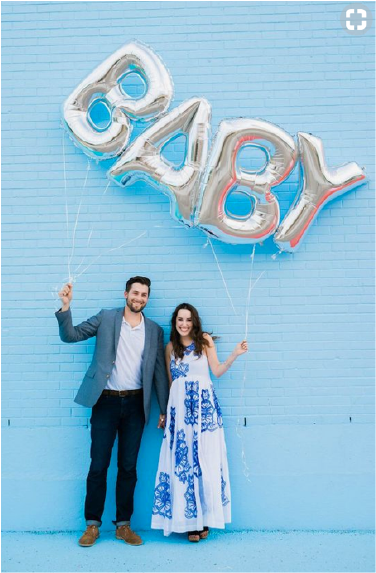 Baby on the way - ballonnen